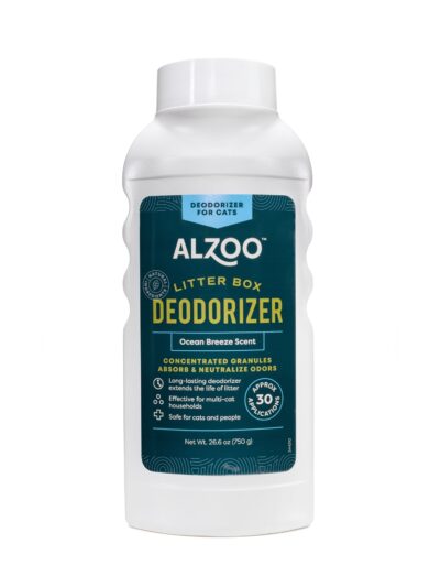 Alzoo Mineral-Based Litter Deodorizer Ocean Breeze 26.6oz.