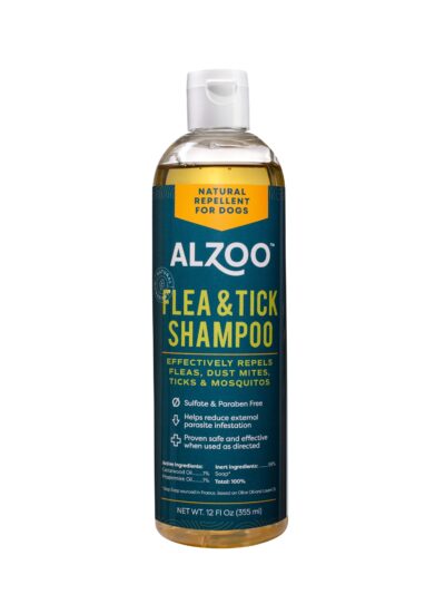 Alzoo Plant Based Flea & Tick Shampoo 12oz.
