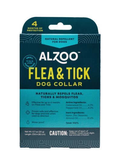 Alzoo Plant Based Flea & Tick Collar Small Dog 23.6In.