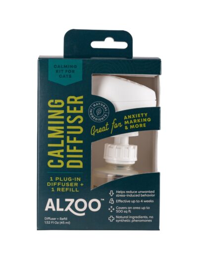Alzoo Plant-Based Calming Diffuser Kit Cat 1.52oz.