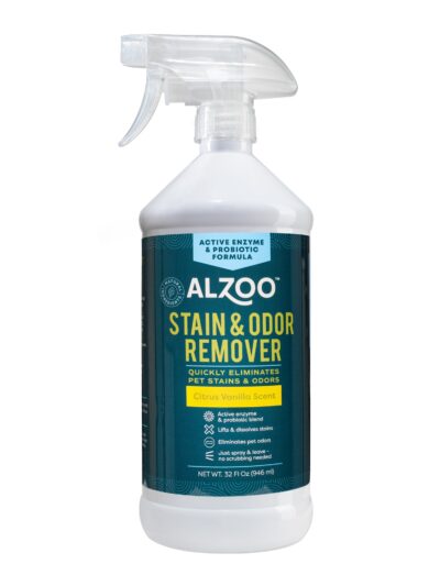 Alzoo Stain & Odor Remover Spray Cirtus Vanilla 32oz.