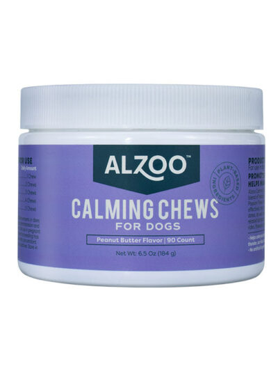 Alzoo Plant-Based Calming Soft Chews Peanut Butter 90 Count