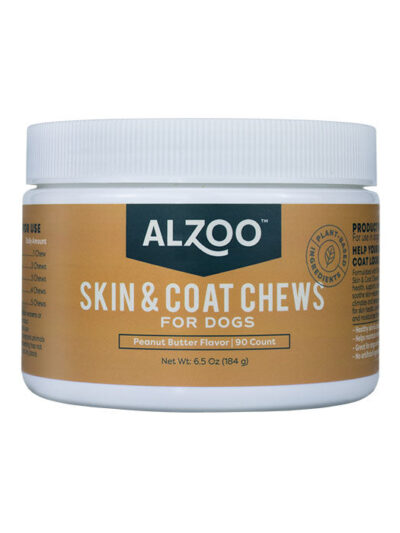 Alzoo Plant-Based Skin & Coat Soft Chews 90 Count