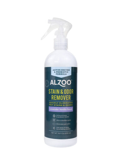 Alzoo Stain & Odor Remover Spray Lavender Vanilla16oz.