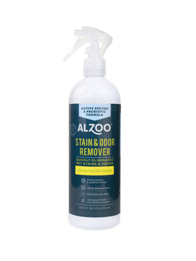 Alzoo Stain & Odor Remover Spray Cirtus Vanilla 16oz.