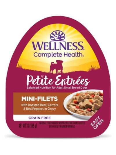 Wellness Complete Health Petite EntrÃ©es Mini Fillet Roast Beef Carrot Red Pepper 3oz. (Case of 12)