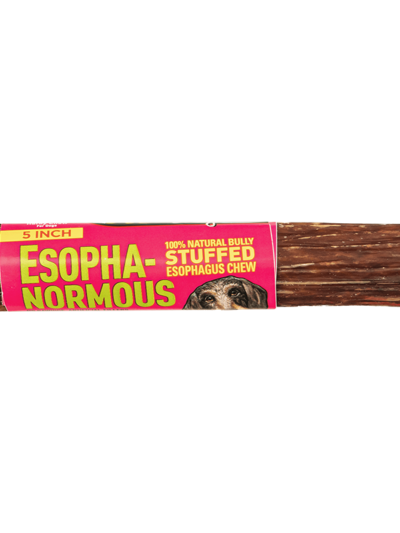 Etta Says Dog Grain Free Esophagus Bully Chew 5 Inch (Case of 20)