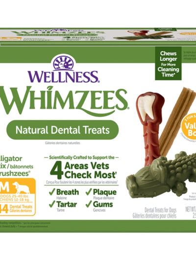 WHIMZEES DOG VALUE BOX MEDIUM 46.6OZ 44 COUNT