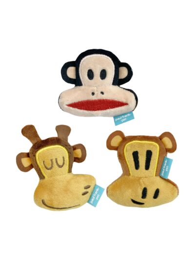 Multipet Paul Frank Character Heads 3" 3pk for Cats