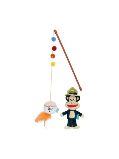 Multipet Paul Frank Cat Marshmallow Wand 2pk