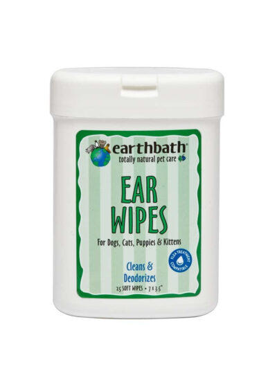 Earthbath Ear Wipes Counter Display 1ea/25 ct