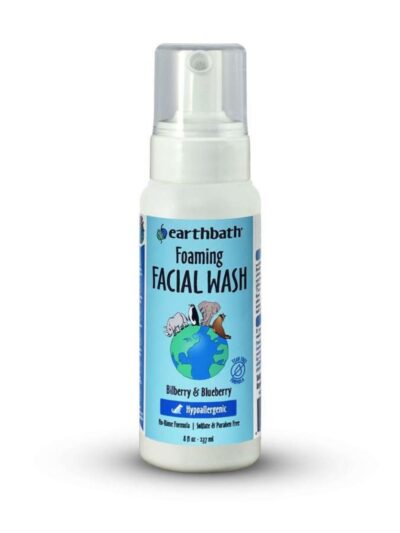 Earthbath Foaming Facial Wash Bilberry & Blueberry Scent, 1ea/8oz.