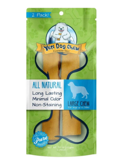 Yeti Dog 2Pk Large Chews 7oz./25 Yak Milk / Cow Milk