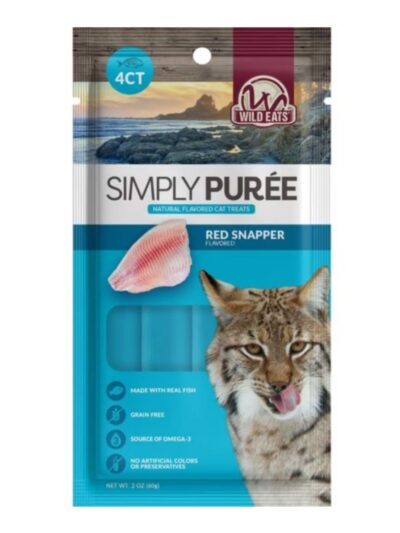 Wild Eats Cat Puree Treats Red Snapper 4 Pk