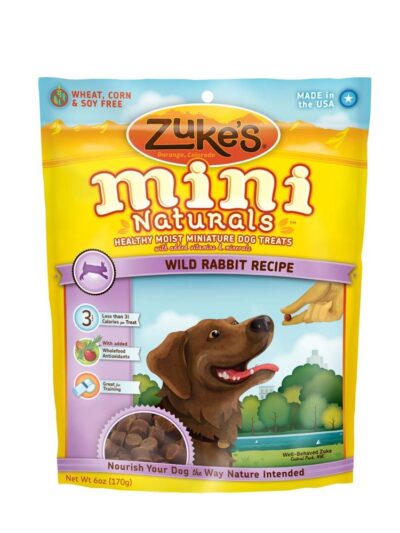 Zukes Dog Mini Natural Wild Rabbit 6oz.