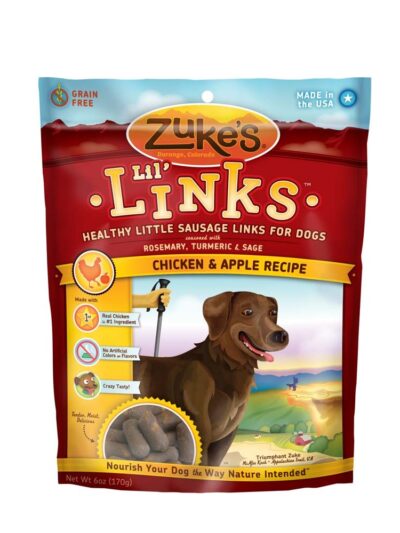 Zukes Dog Lil Links Chicken 6oz.