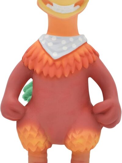Multipet Chicken Run Rocky Latex Dog Toy 10"