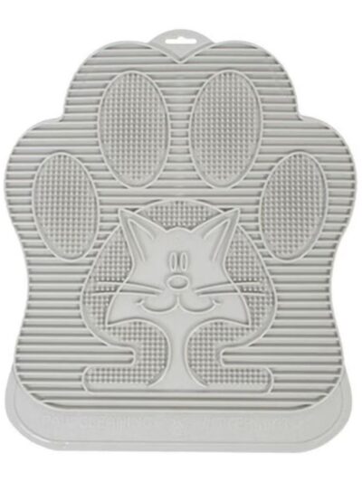 Omega Paw Cat Paw Cleaning Litter Mat Light Gray 1Ea
