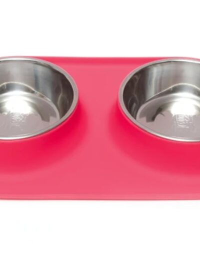 Messy Mutts Double Feeder Red 1.5 Cup