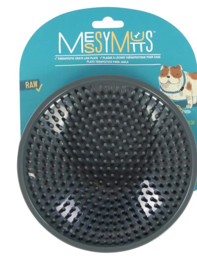 Messy Mutts Dog Crate Plate Cool Grey