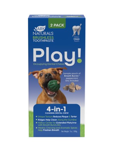 Ark Naturals Dog Brushless Play! 2 Pack