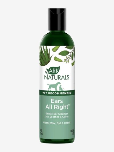 Ark Naturals ears All Right Dog & Cat Gentle Cleaning Lotion, 4oz. Bottle