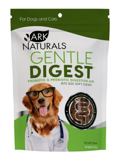 Ark Naturals Gentle Digest Dog & Cat Soft Chews, 120 Count