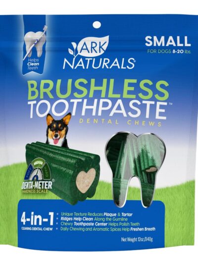 Ark Naturals Breath-Less Brushless Toothpaste Small To Medium Dog Chews, 12-oz. Bag