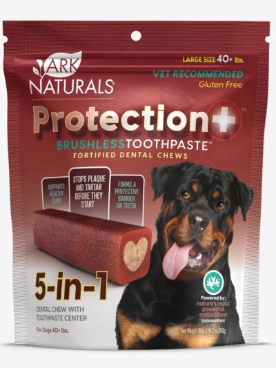 Ark Naturals Protection+ Toothpaste 5 In1 1Lb 2oz. Bag Large Chews