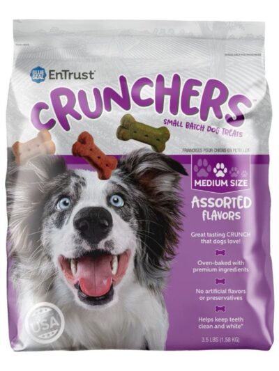 Blue Seal Entrust Crunchers Small Batch Dog Treats Assorted Medium - 3.5Lbs.