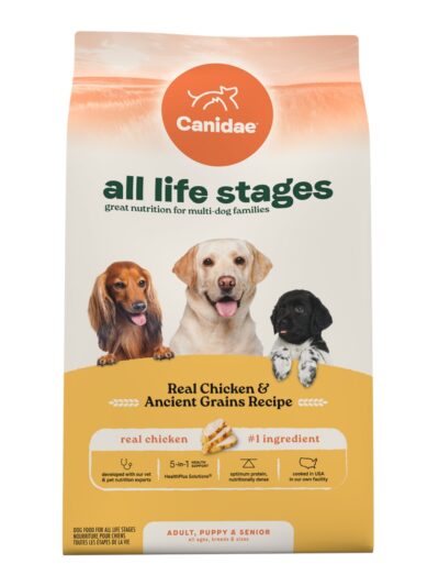 CANIDAE All Life Stages Dry Dog Food Real Chicken  Potato, 1ea/24 lb
