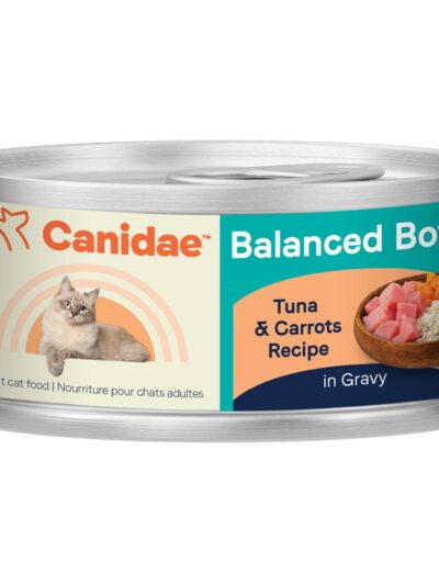 CANIDAE Balanced Bowl Canned Cat Food Tuna Carrots, 24ea/3 oz