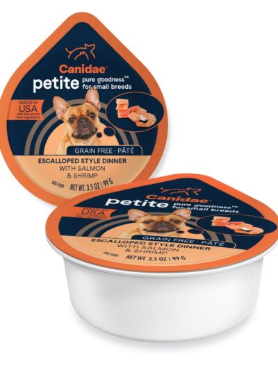 CANIDAE PURE Goodness Petite Small Breed GrainFree Canned Dog Food Pt w/Salmon Shrimp, 12ea/3.5 oz