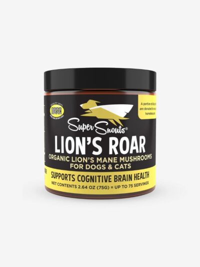 Super Snouts Dog Cat Lions Roar Mushrooms 75G