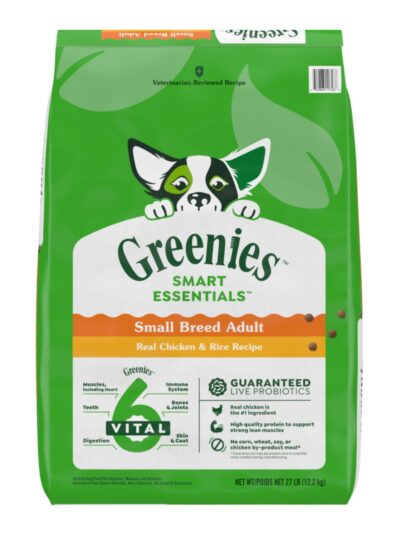 Greenies Smart Essentials Small Breed Dry Dog Food Chicken  Rice, 1ea/27 lb