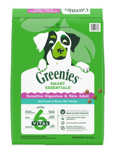 Greenies Smart Essentials Sensitive Digestion  Skin Dry Dog Food Lamb, 1ea/15 lb