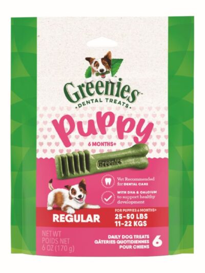 Greenies Puppy 6 Months Dog Dental Treats Regular, 1ea/6 oz