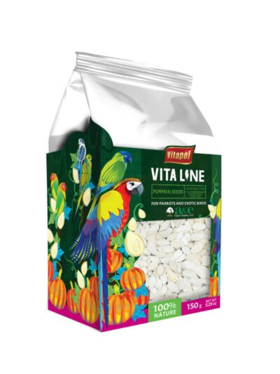 A & E Cages Vitapol Vita Line Pumpkin Seeds for Parrots & Exotic Birds 1ea/150 g