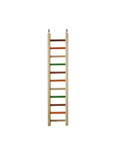 A & E Cages Happy Beaks Wooden Hanging Ladder Bird Toy 1ea/MD, 26 in.