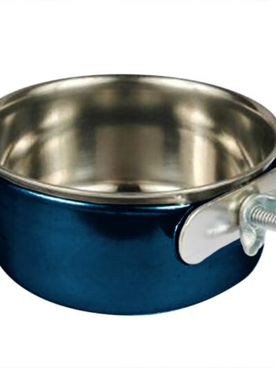 A and E Cages Coop Cup with Ring and Bolt Blue 10oz