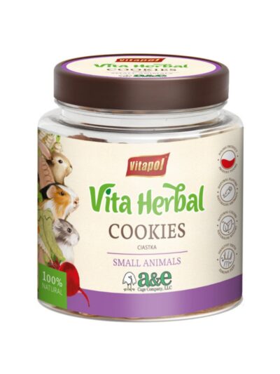 A & E Cages Vitapol Vita Herbal Small Animal Cookies 1ea/240 g