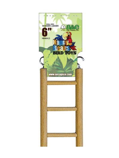 A & E Cages Happy Beaks Small Ladder Bird Toy 1ea/6 in.