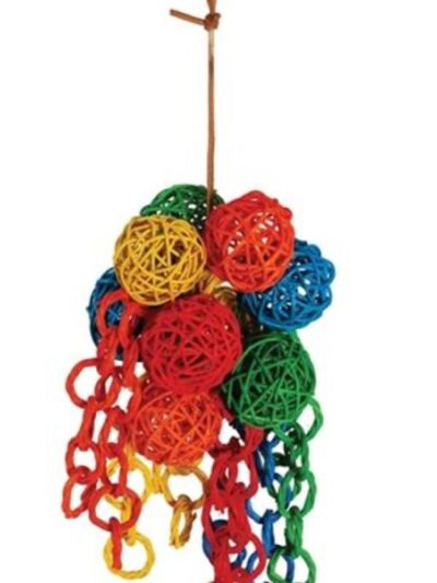 A and E Cages Happy Beaks Vine Foraging Balls Bird Toy MD