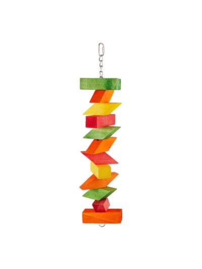 A & E Cages Happy Beaks Block Craze Bird Toy 1ea