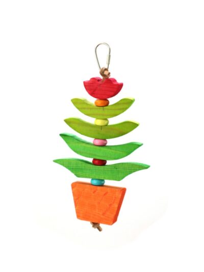 A & E Cages Happy Beaks Flower Flutter Bird Toy 1ea