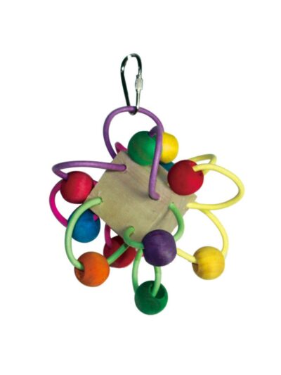 A & E Cages Happy Beaks Tweeting Tally Cruncher Bird Toy 1ea