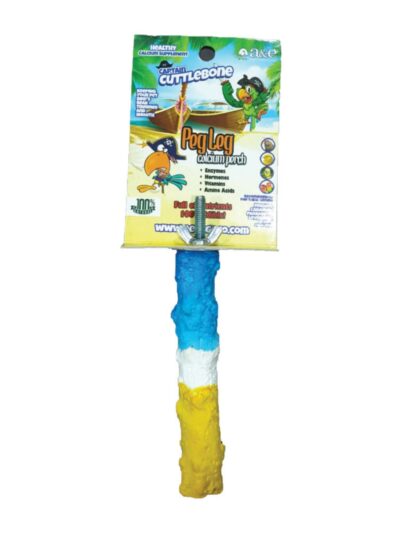 A & E Cages Captain Cuttlebone Calcium Bird Perch 1ea/SM