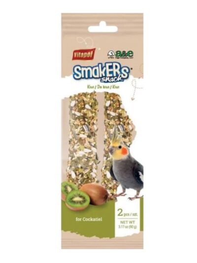 A & E Smakers Treat Stick Cockatiel Kiwi 2Pk