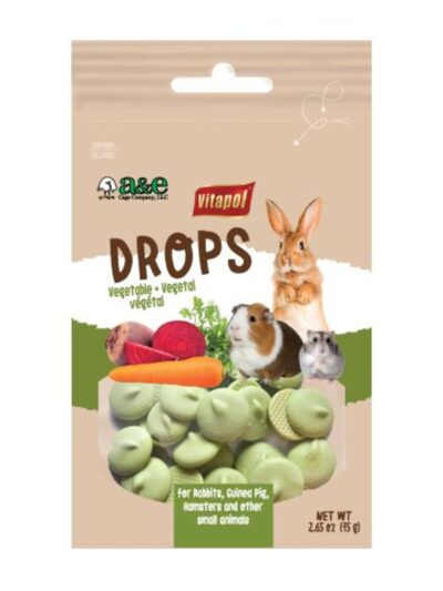 A E Cages Vitapol Drops Small Animal Treats Vegetable, 1ea/2.65 oz