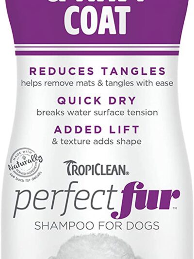 TropiClean PerfectFur Curly & Wavy Coat Shampoo for Dogs 1ea/16 oz